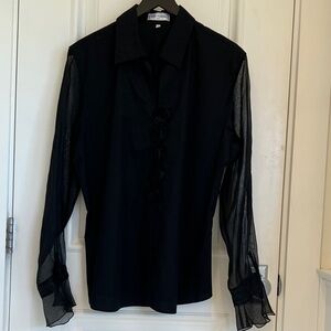 Anne Fontaine Elegant Black Top